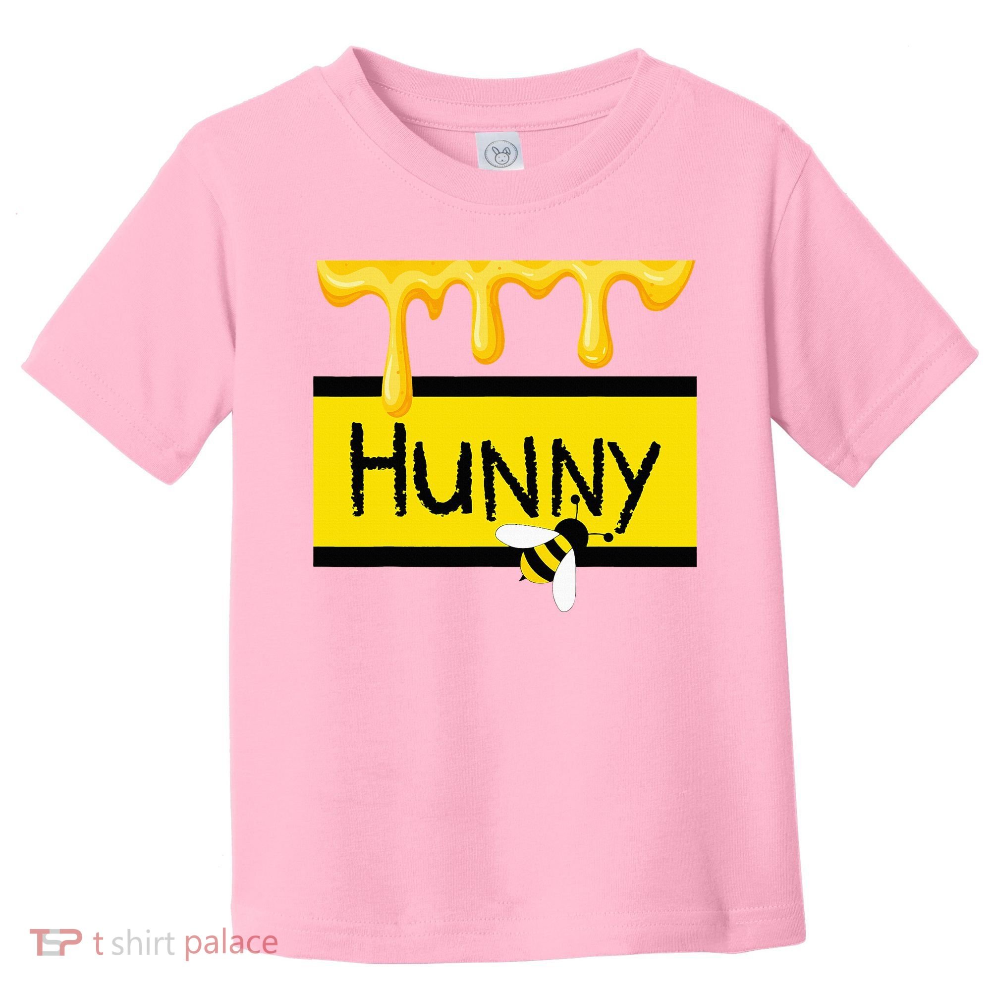 Hunny Jar Simulating With Dripping Honey And A Bee Toddler T-Shirt
