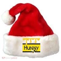 Hunny Jar Simulating With Dripping Honey And A Bee Santa Hat thumb 0