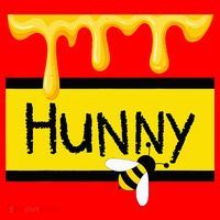 Hunny Jar Simulating With Dripping Honey And A Bee Santa Hat thumb 1