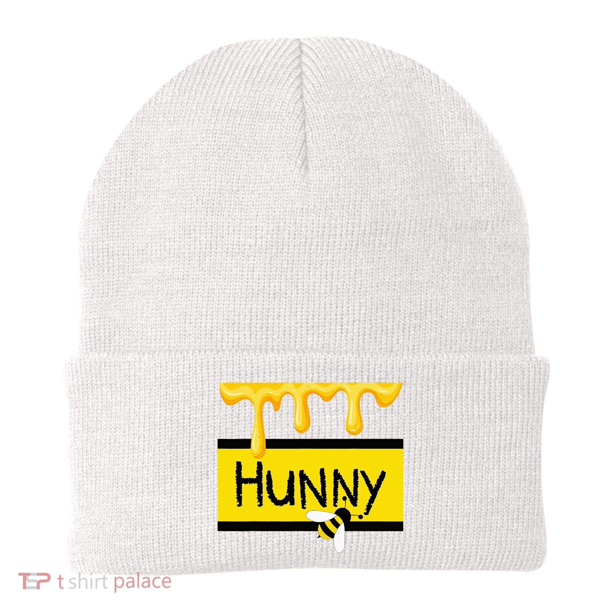 Hunny Jar Simulating With Dripping Honey And A Bee Beanie