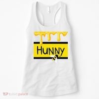Hunny Jar Simulating With Dripping Honey And A Bee Women's Tank Top thumb 0