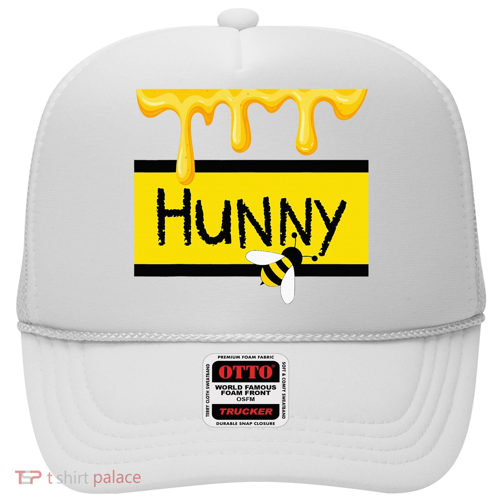 Hunny Jar Simulating With Dripping Honey And A Bee Hat