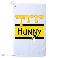 Hunny Jar Simulating With Dripping Honey And A Bee Golf Towel thumb 0