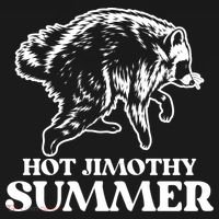Hot Jimothy Summer Funny Raccoon Meme Coaster thumb 2