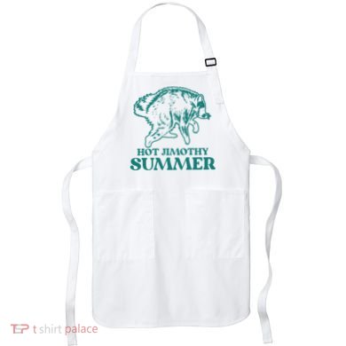Hot Jimothy Summer Funny Raccoon Meme Apron