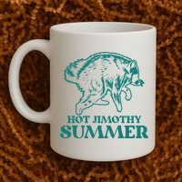 Hot Jimothy Summer Funny Raccoon Meme Coffee Mug thumb 2