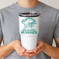 Hot Jimothy Summer Funny Raccoon Meme Tumbler thumb 2