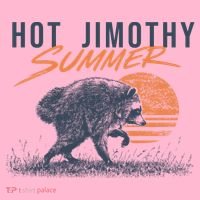 Hot Jimothy Summer Funny Viral Raccoon Meme Coaster thumb 2