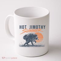 Hot Jimothy Summer Funny Viral Raccoon Meme Coffee Mug thumb 0