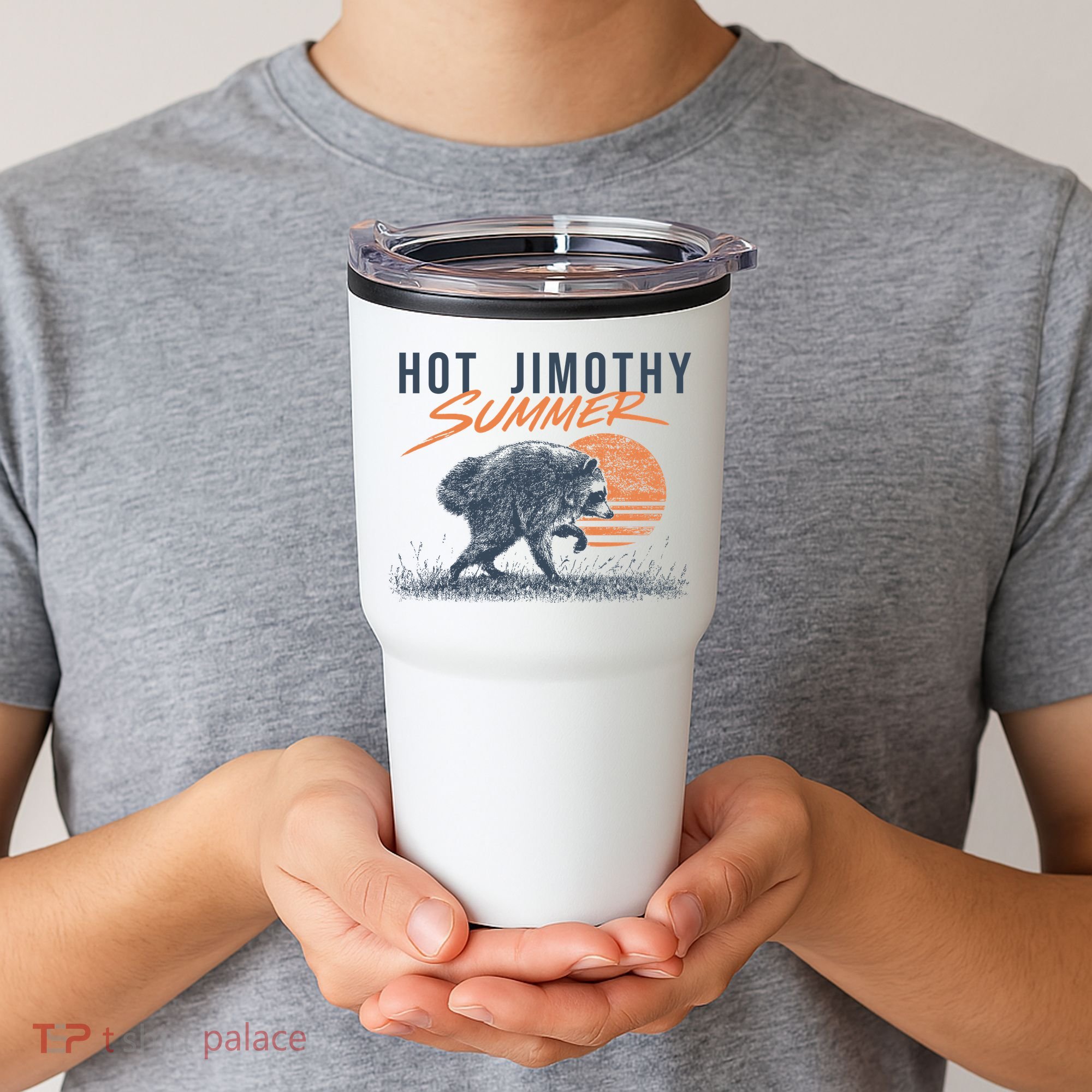 Hot Jimothy Summer Funny Viral Raccoon Meme Tumbler