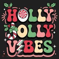 Holly Jolly Vibes Christmas Women's Sweatshirt thumb 2