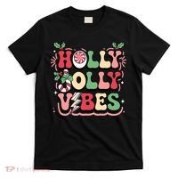 Holly Jolly Vibes Christmas T-Shirt thumb 0