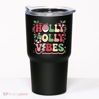Holly Jolly Vibes Christmas Tumbler thumb 0