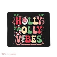 Holly Jolly Vibes Christmas Mousepad thumb 0