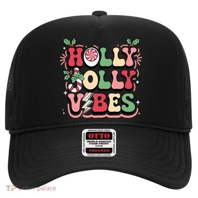 Holly Jolly Vibes Christmas Hat