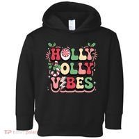 Holly Jolly Vibes Christmas Toddler Hoodie thumb 0