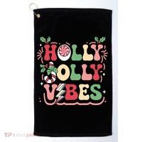 Holly Jolly Vibes Christmas Golf Towel thumb 0