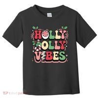 Holly Jolly Vibes Christmas Toddler T-Shirt thumb 0