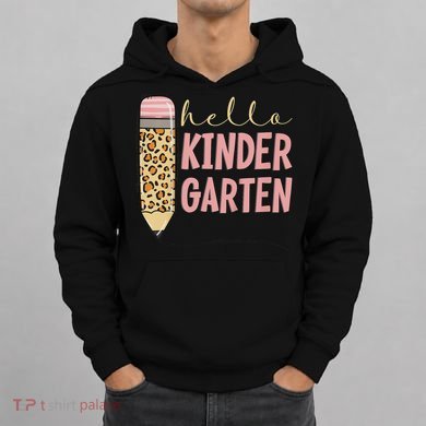 Hello Kindergarten 1st Day Of Kindergarten Pencil Hoodie