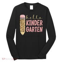 Hello Kindergarten 1st Day Of Kindergarten Pencil Long Sleeve Shirt thumb 0
