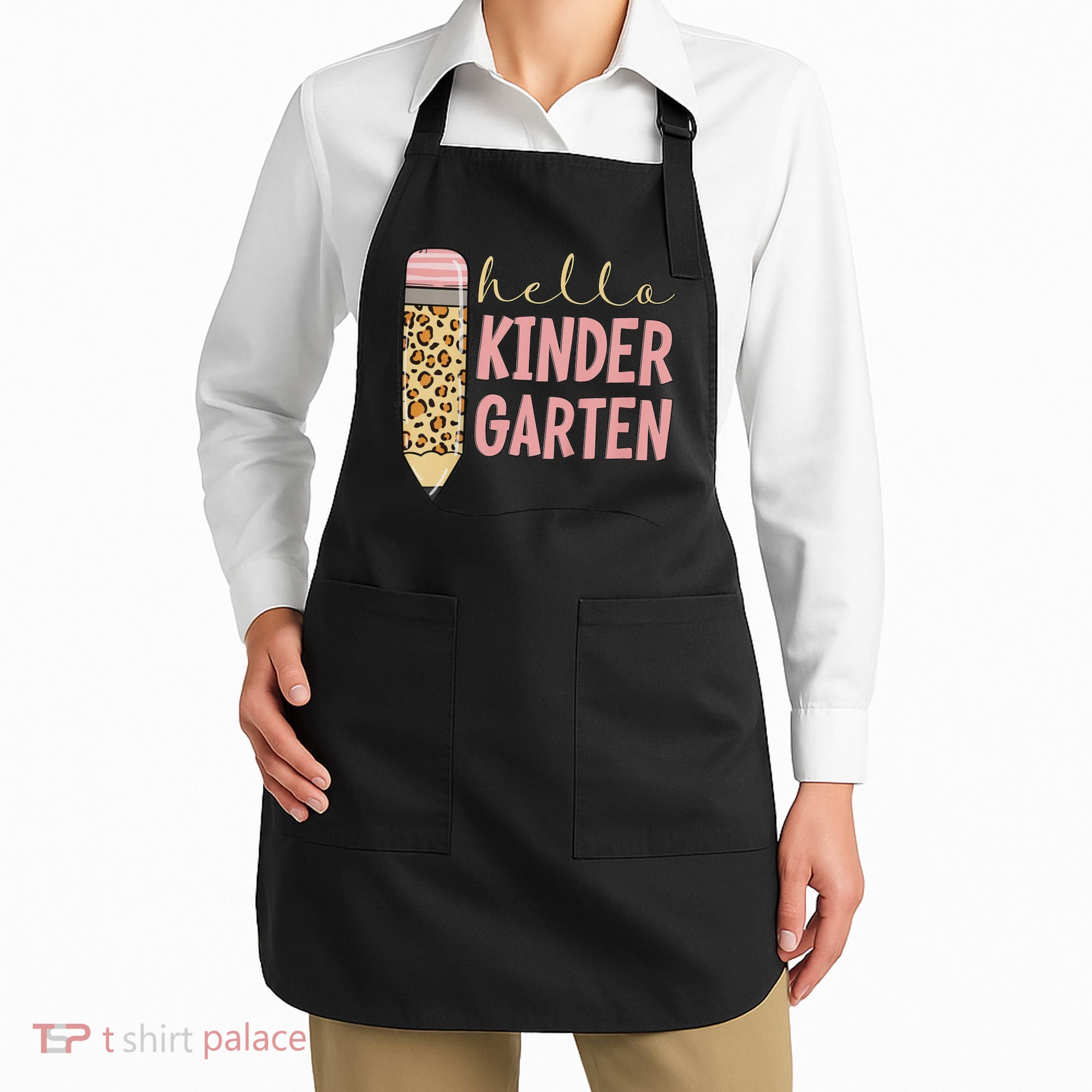 Hello Kindergarten 1st Day Of Kindergarten Pencil Apron