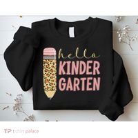 Hello Kindergarten 1st Day Of Kindergarten Pencil Sweatshirt thumb 2