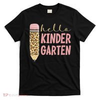Hello Kindergarten 1st Day Of Kindergarten Pencil T-Shirt thumb 0