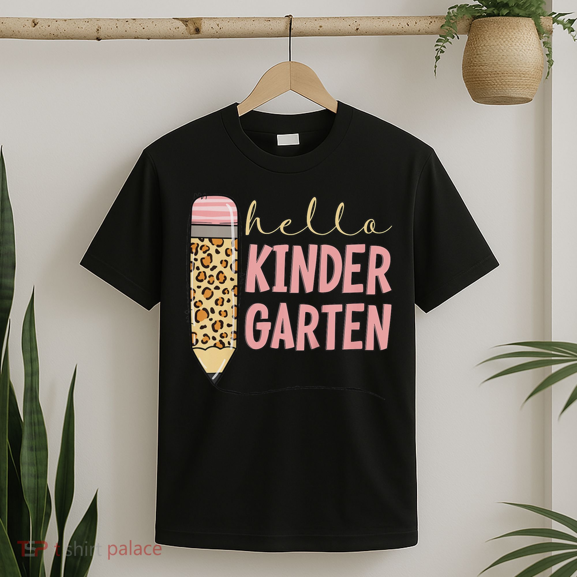 Hello Kindergarten 1st Day Of Kindergarten Pencil T-Shirt