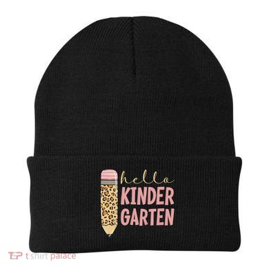 Hello Kindergarten 1st Day Of Kindergarten Pencil Beanie