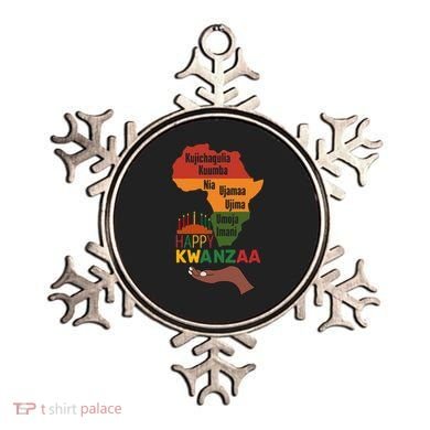 Happy Kwanzaa  7 Principles Of Kwanzaa  Ornament