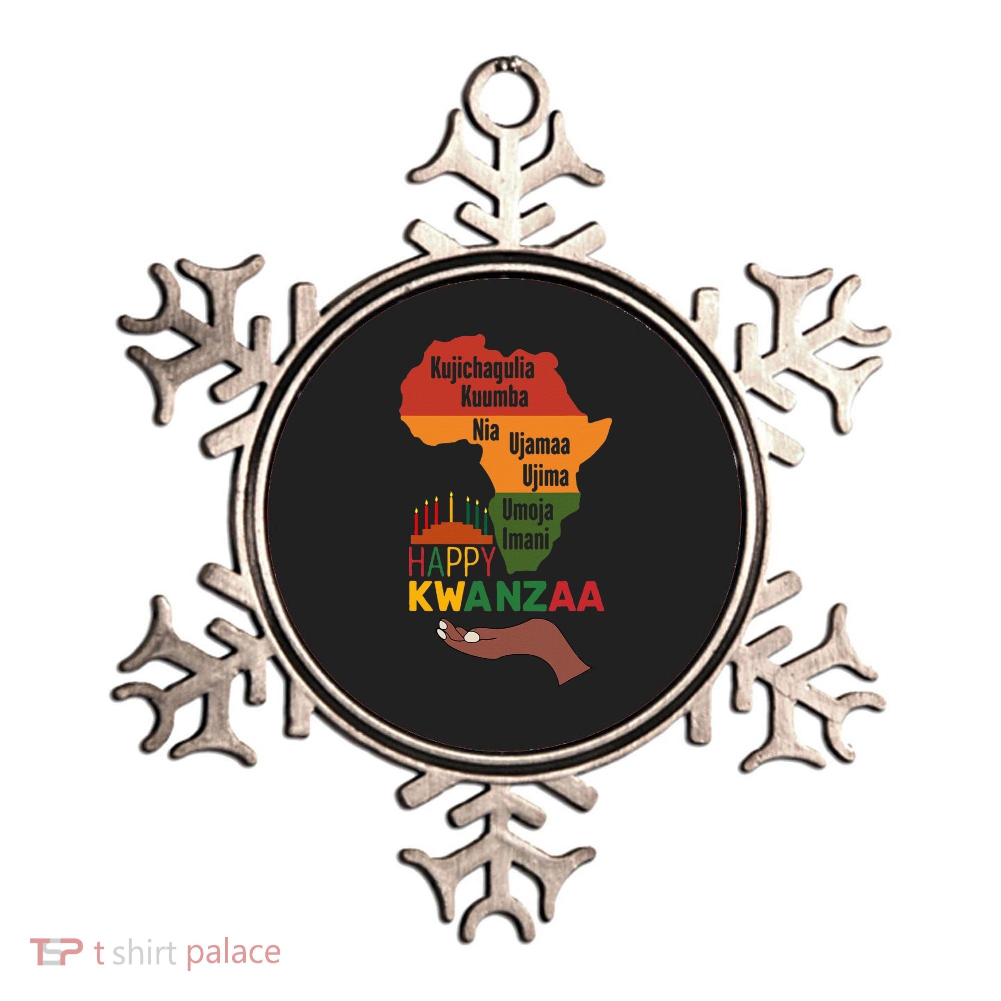 Happy Kwanzaa  7 Principles Of Kwanzaa  Ornament