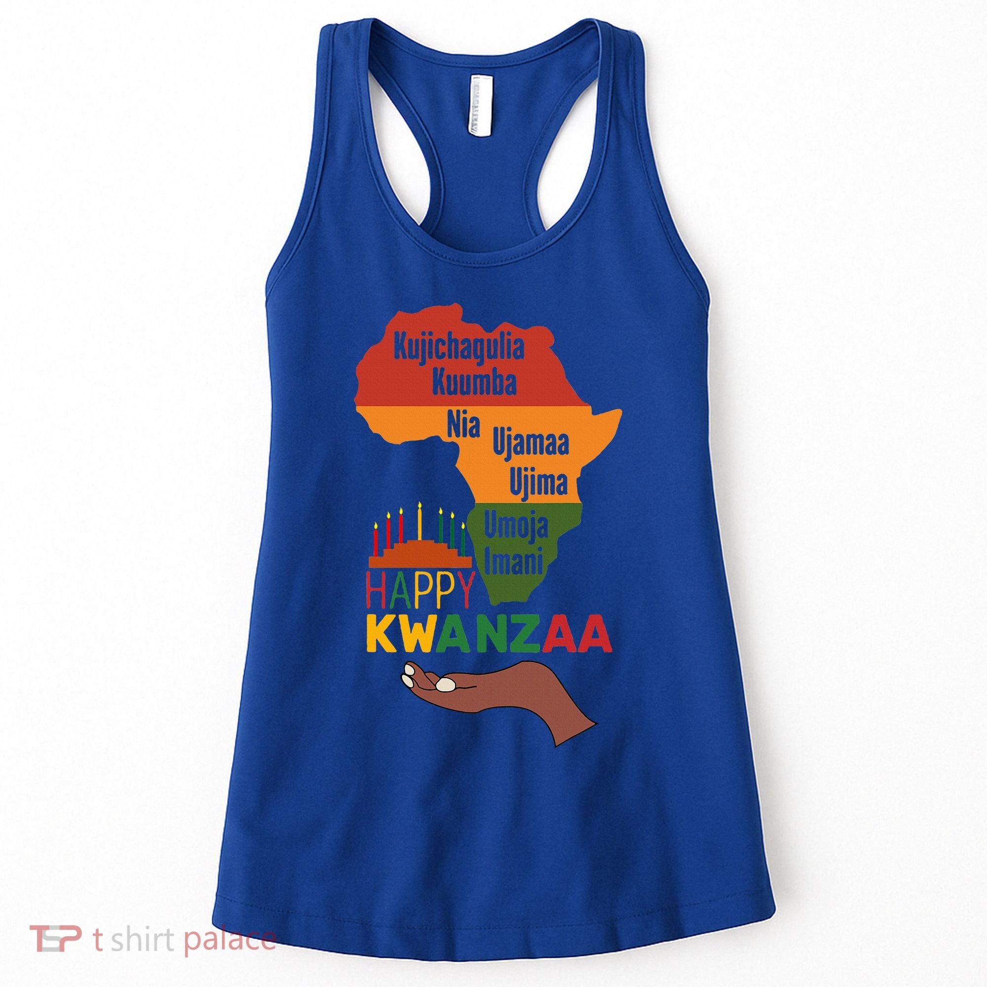 Happy Kwanzaa  7 Principles Of Kwanzaa  Women's Tank Top