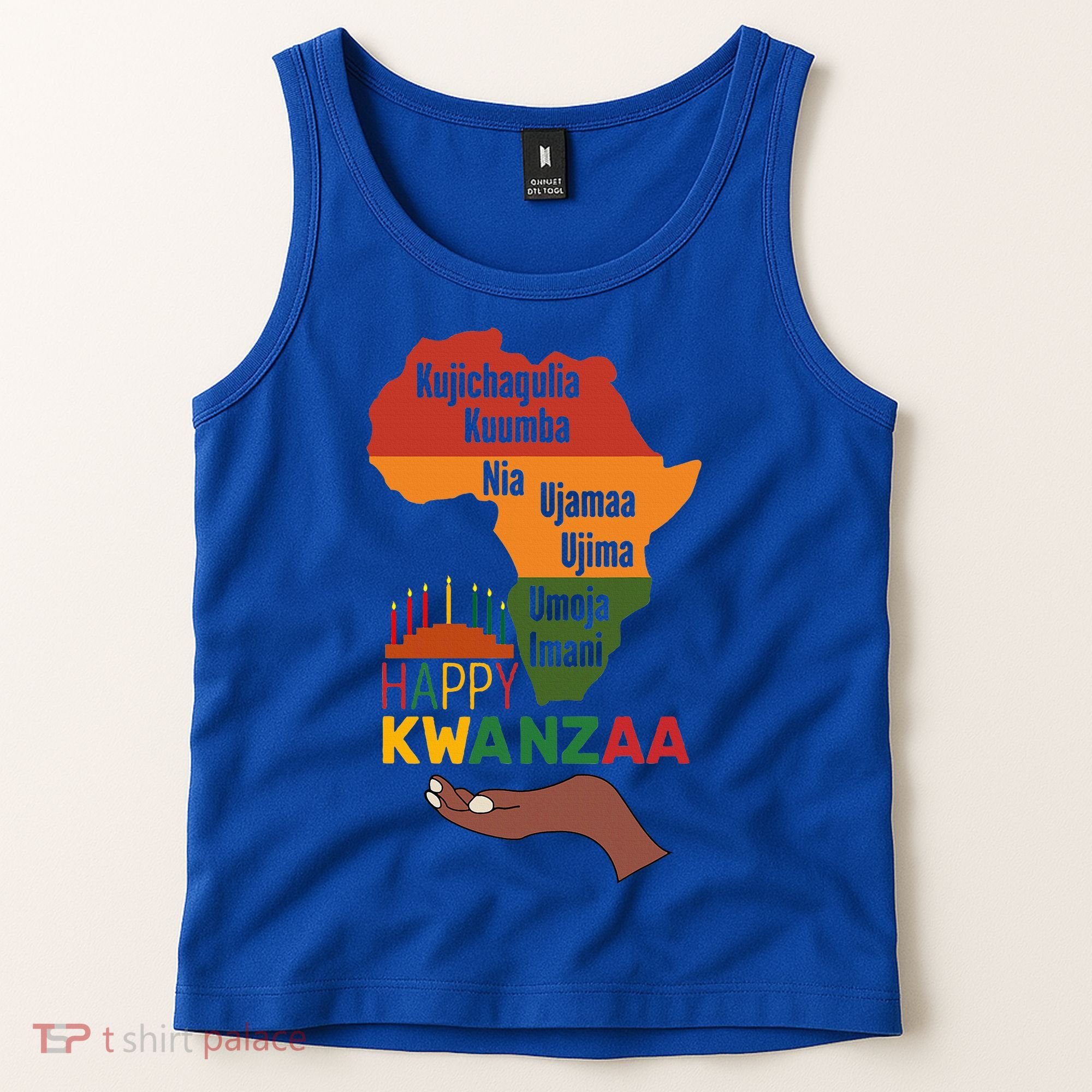 Happy Kwanzaa  7 Principles Of Kwanzaa  Tank Top