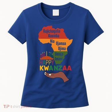 Happy Kwanzaa  7 Principles Of Kwanzaa  Women's T-Shirt