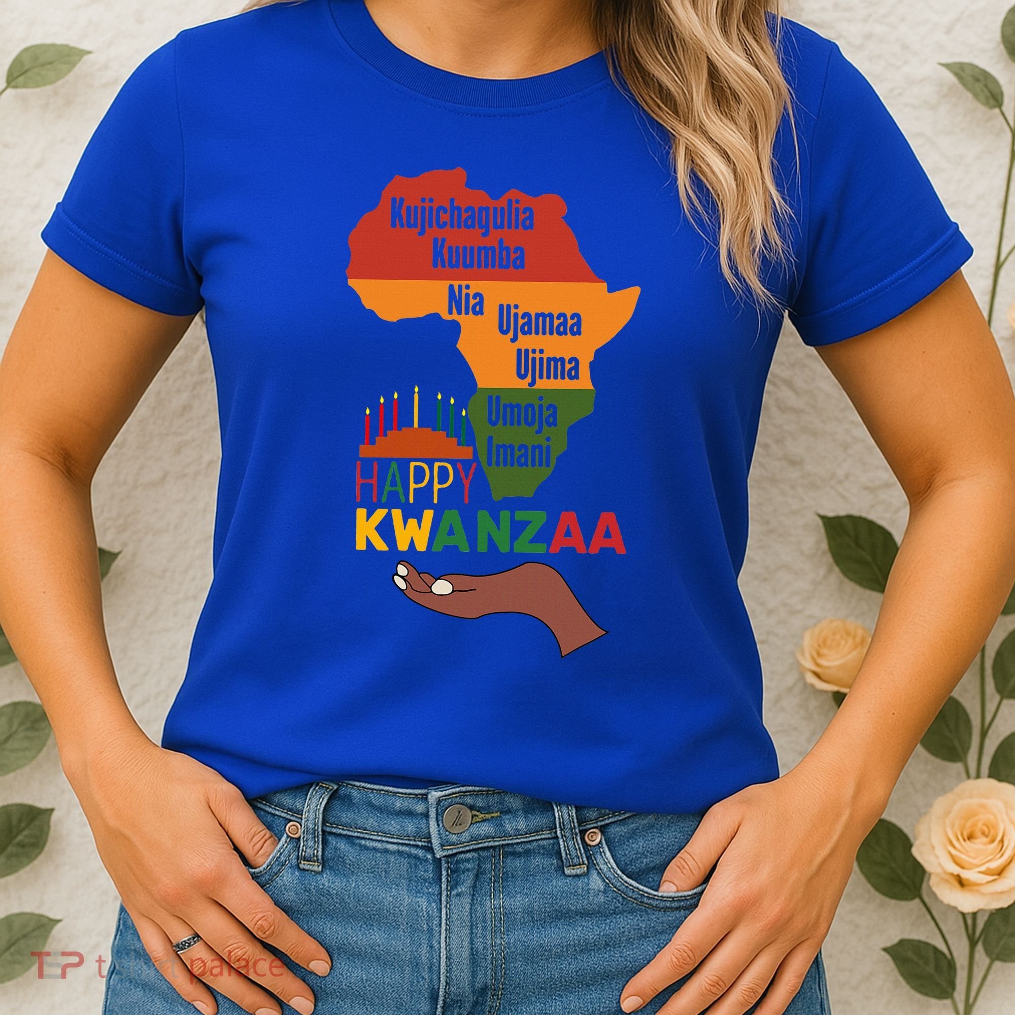 Happy Kwanzaa  7 Principles Of Kwanzaa  Women's T-Shirt