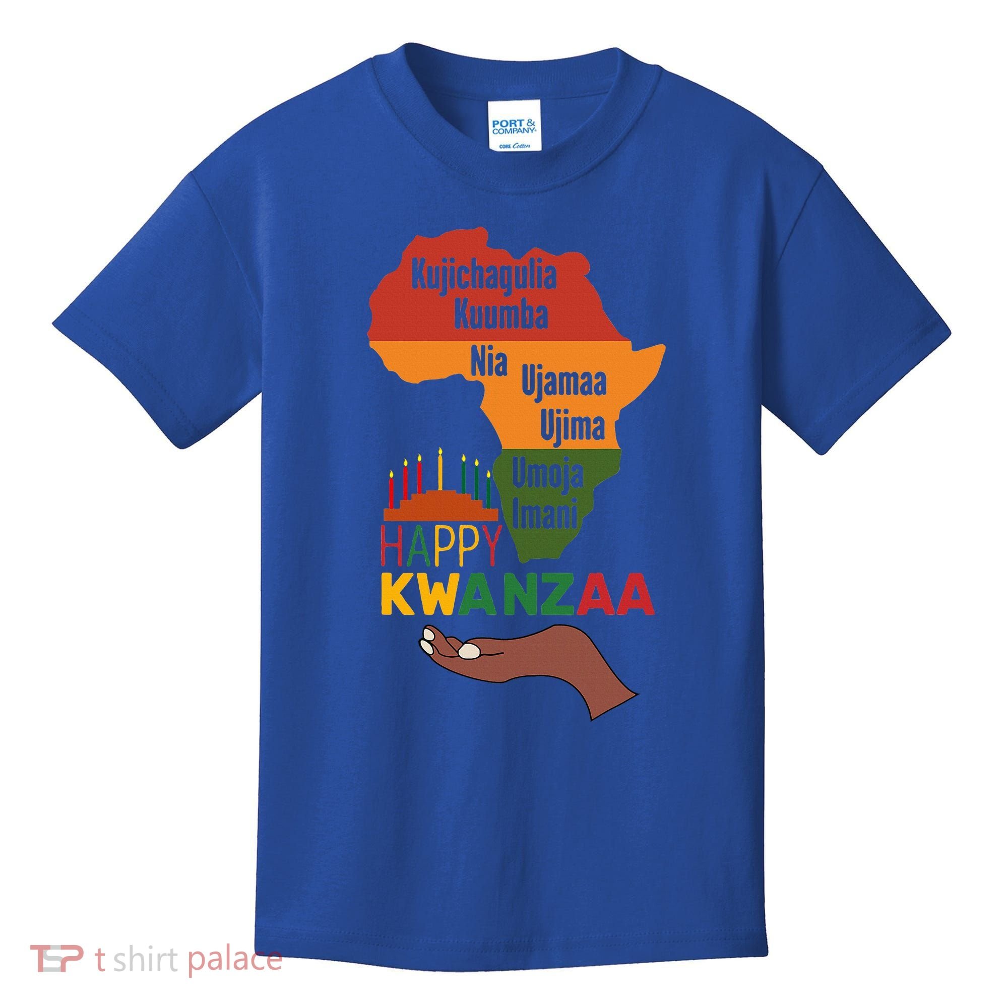Happy Kwanzaa  7 Principles Of Kwanzaa  Kids T-Shirt