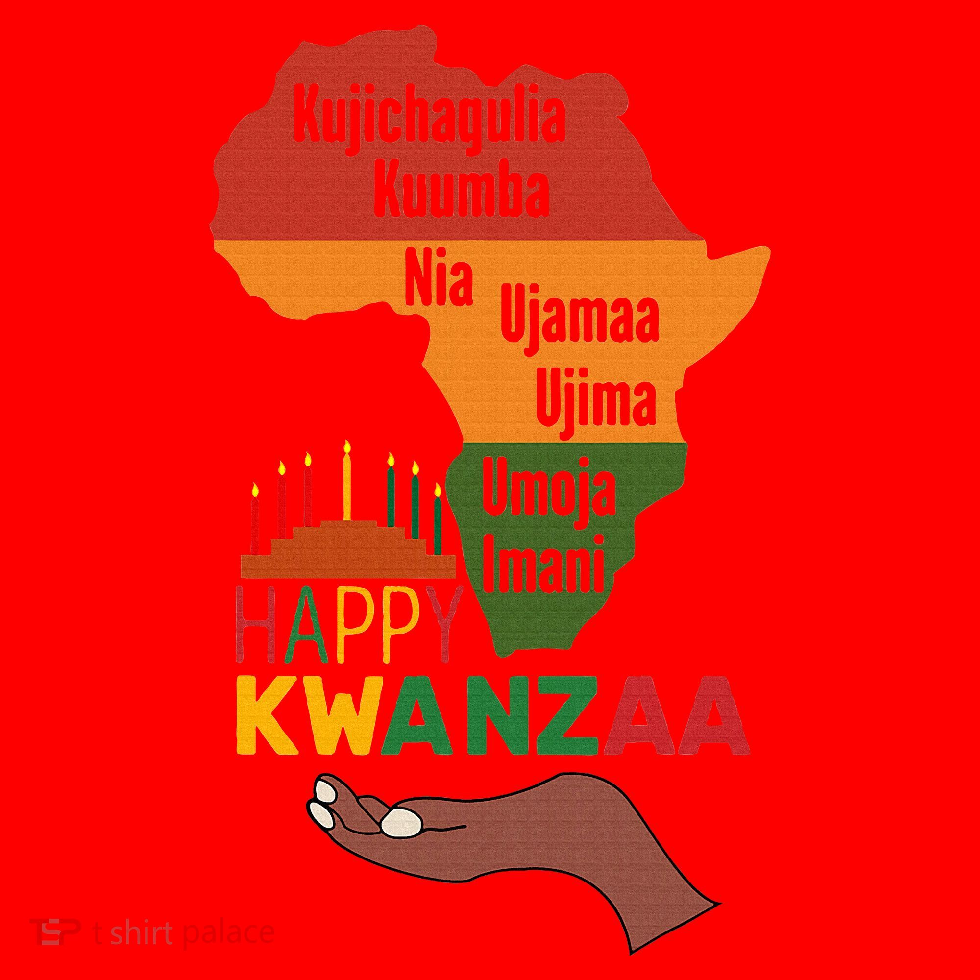Happy Kwanzaa  7 Principles Of Kwanzaa  Santa Hat