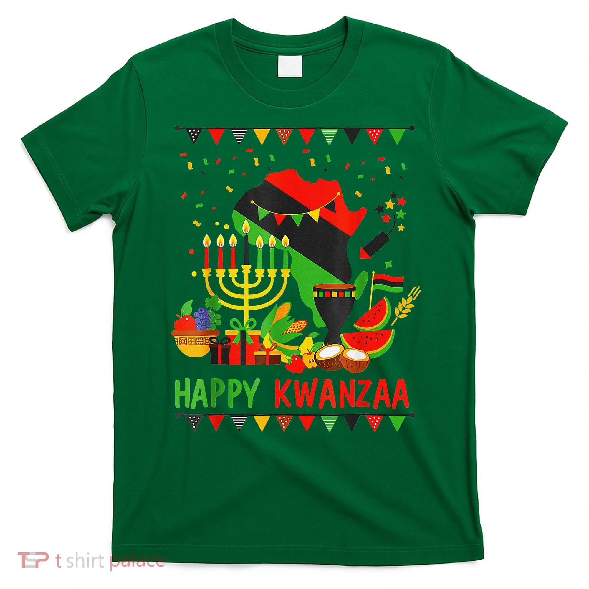 Happy Kwanzaa 7 Principles Of Kwanzaa December 26 January 1 T-Shirt