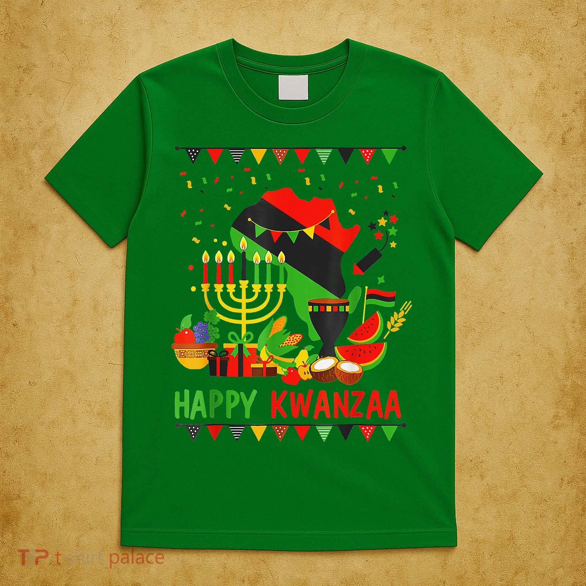 Happy Kwanzaa 7 Principles Of Kwanzaa December 26 January 1 T-Shirt