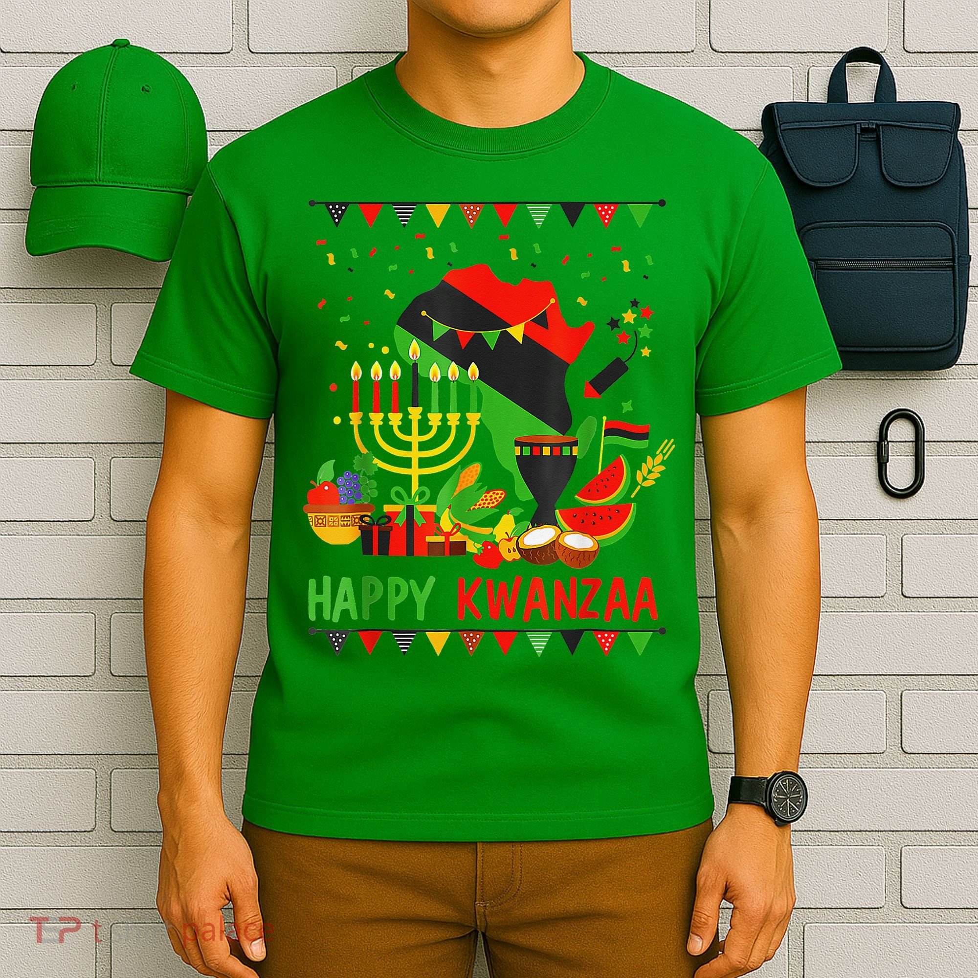 Happy Kwanzaa 7 Principles Of Kwanzaa December 26 January 1 T-Shirt