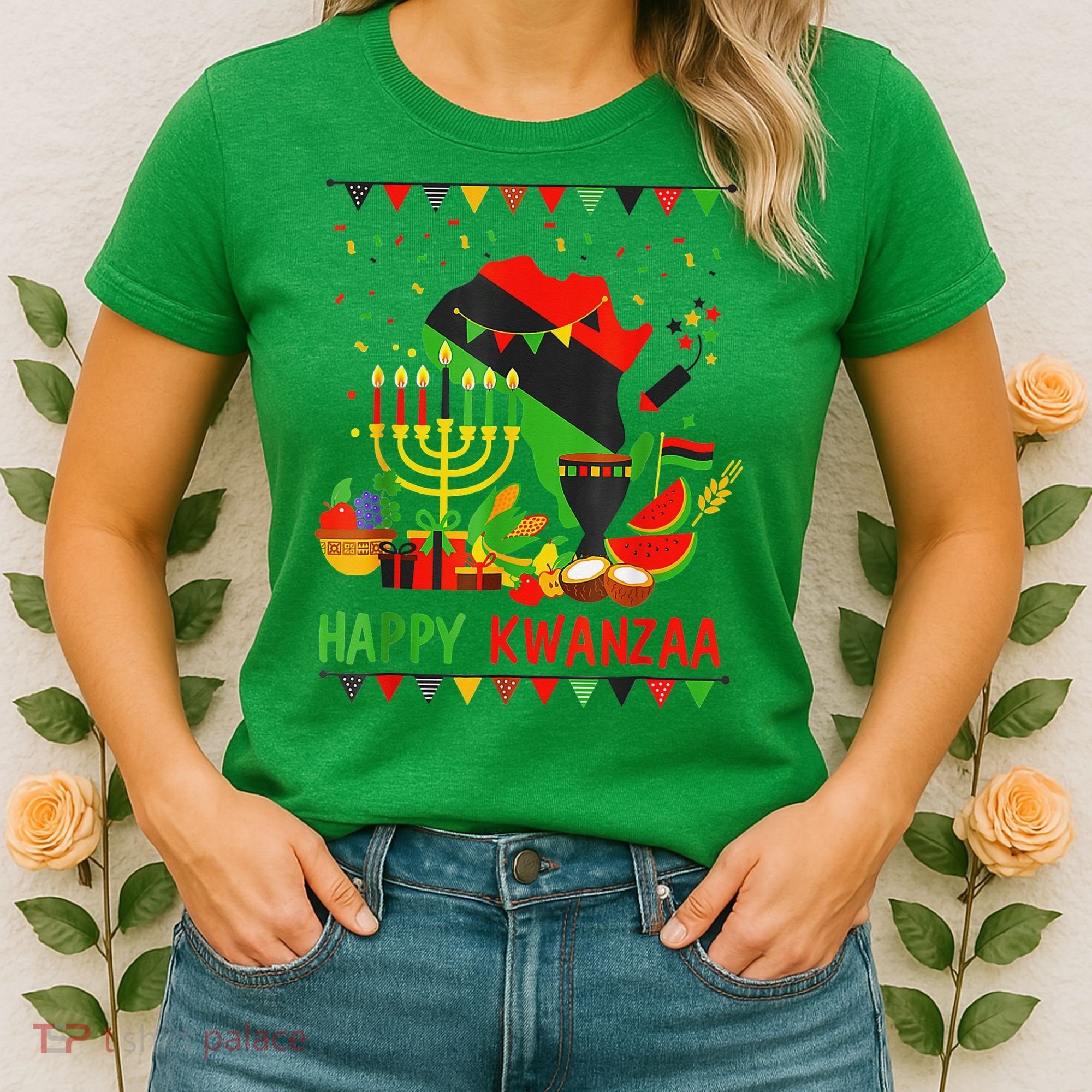 Happy Kwanzaa 7 Principles Of Kwanzaa December 26 January 1 Women's T-Shirt
