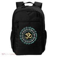 Hare Krishna Aum Om Mantra Symbol Chanting Hinduism Backpack thumb 0