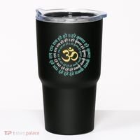 Hare Krishna Aum Om Mantra Symbol Chanting Hinduism Tumbler thumb 0