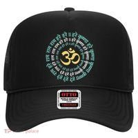 Hare Krishna Aum Om Mantra Symbol Chanting Hinduism Hat thumb 0