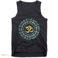 Hare Krishna Aum Om Mantra Symbol Chanting Hinduism Tank Top thumb 0