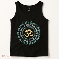 Hare Krishna Aum Om Mantra Symbol Chanting Hinduism Tank Top thumb 2
