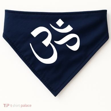 Hare Krishna AUM USA-Made Doggie Bandana