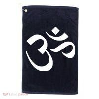 Hare Krishna AUM Golf Towel thumb 0