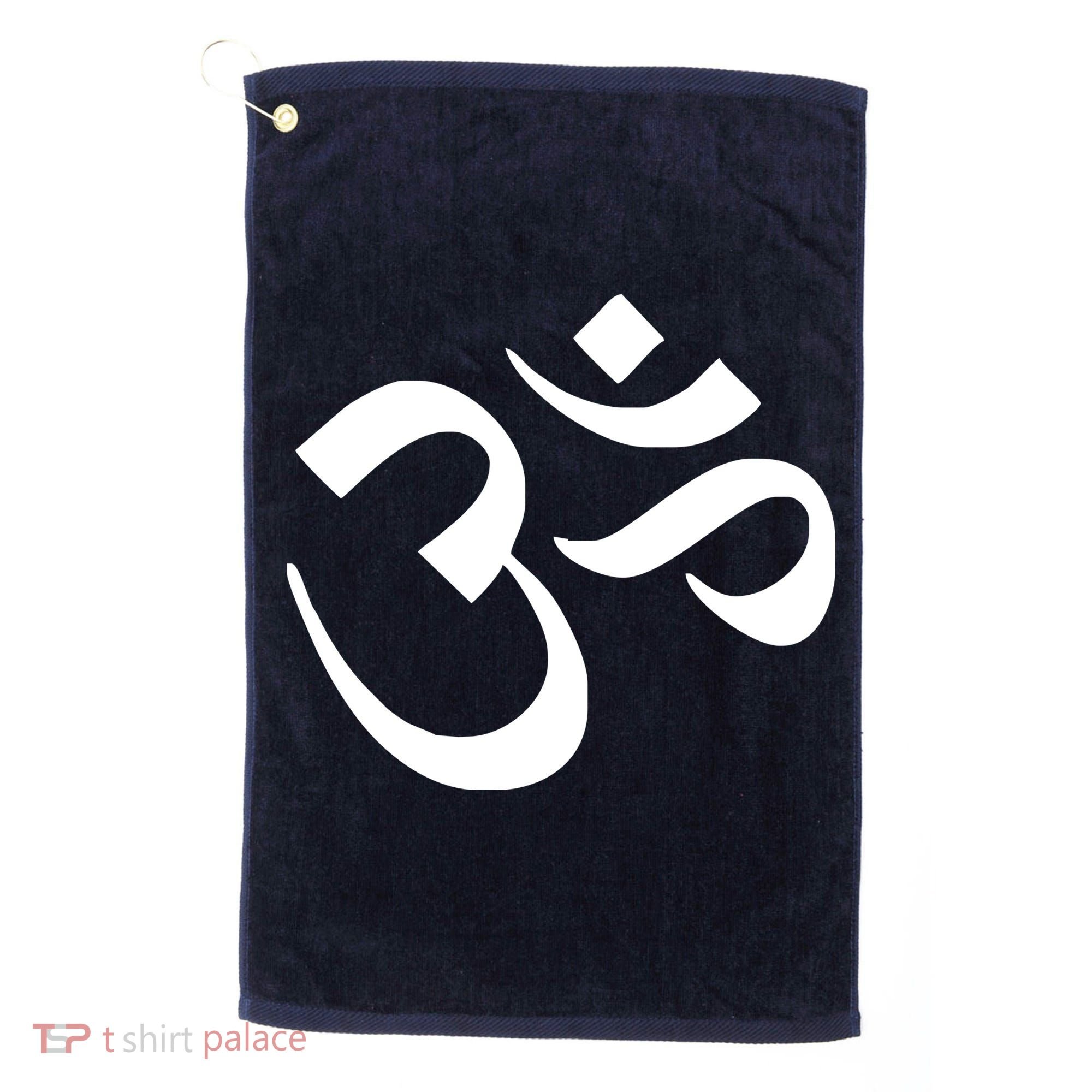Hare Krishna AUM Golf Towel