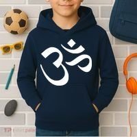 Hare Krishna AUM Kids Hoodie thumb 2